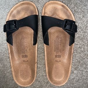 Black Birkenstock sandals